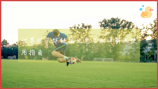 世界杯买球链接优惠活动详解及使用指南